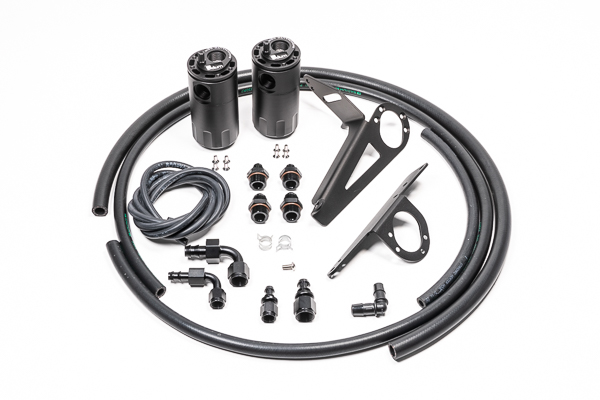 Radium Engineering — Radium Engineering 00-05 Honda S2000 LH Drive Only Dual Catch Can Kit Fluid Lock - view 3